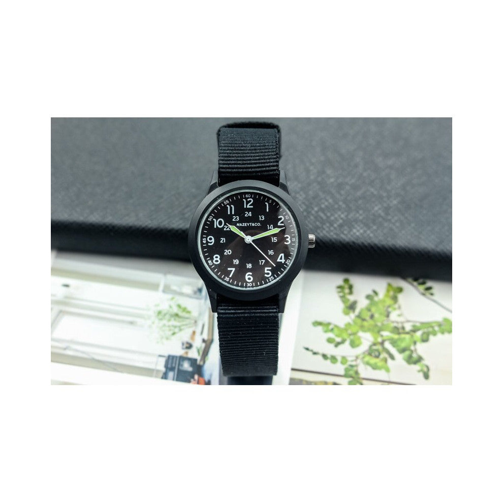 2019New Famous Nazeyt Men Quartz Watch Army Soldier Military Canvas Strap Analog sutdent Watches Sports Clock Wristwatches