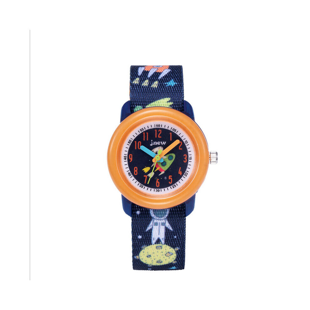 Children's Watch Pattern Love Star Cartoon Girl Boy Quartz Clock Casual Bracelet Children's Learning Time Watch for Kids