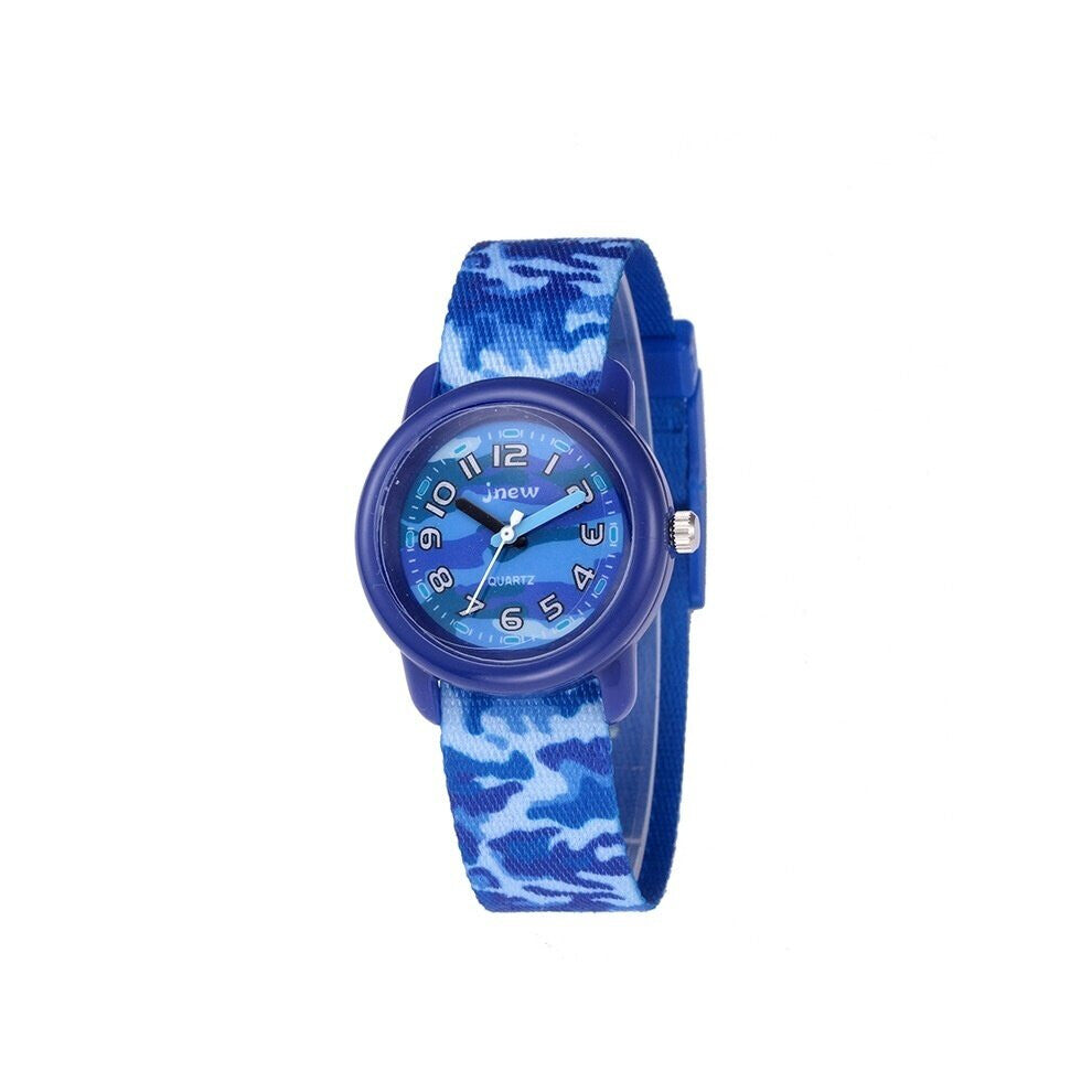 High Boy Watches Green Camouflage Children Watch Kids Watches Cartoon Wristwatch 30M Waterproof Quartz Watches