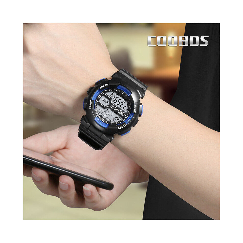 For 10-18year Kids Children Watches LED Digital Sports Watch For Boys Girls Luminous Electronic Waterproof Wristwatch
