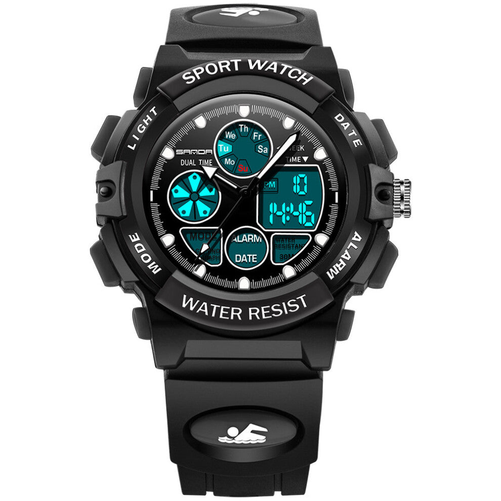 Sport Men's Watch Kids Boys Girls Child Watches Waterproof Bright Backlight For Christmas Electronic Military Army