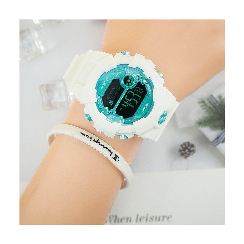 Ins Sports Children's Wrist Watches For 6-18year Old Boy Girl Digital Clock Outdoor Sports Kids Watch School Student Hour A3296