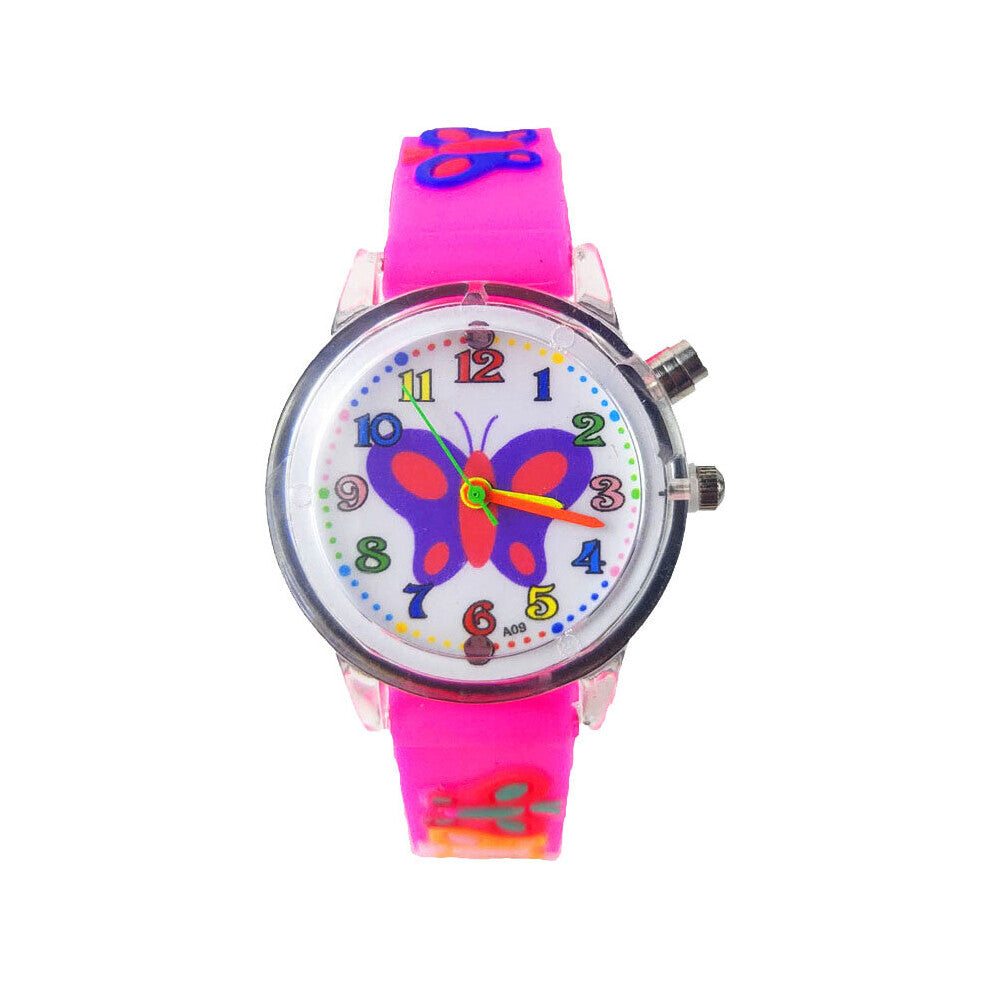 Cartoon Luminous Kids Watches Girls Light Source Silicone Children Watch Boys Gift Clock Wrist Relogio Feminino Reloj