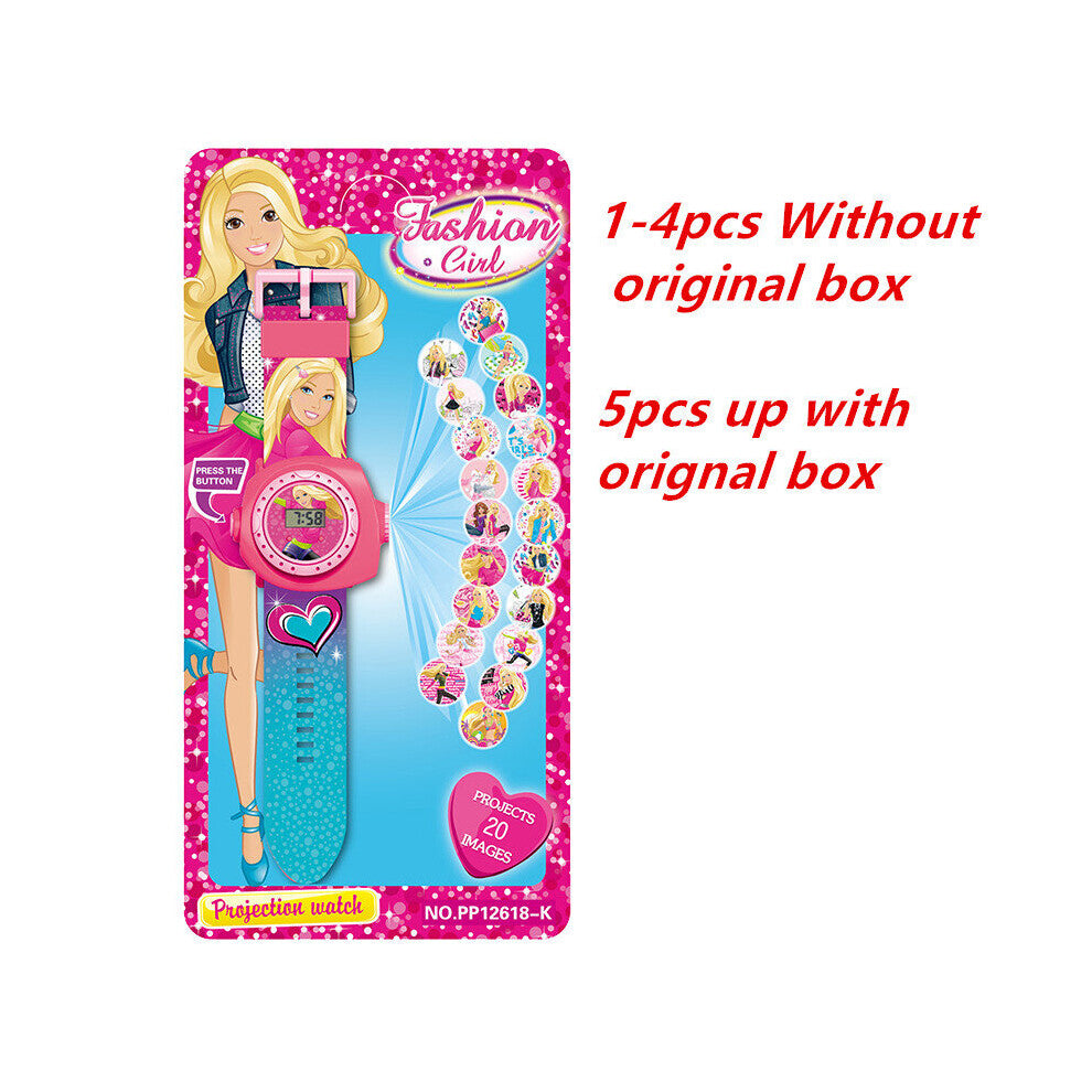 3D Projection Children Toy Dinosaur Watches Kids 20 Picture Cartoon Pattern Boys Watch Girls Digital Wristwatches Relogio Gift