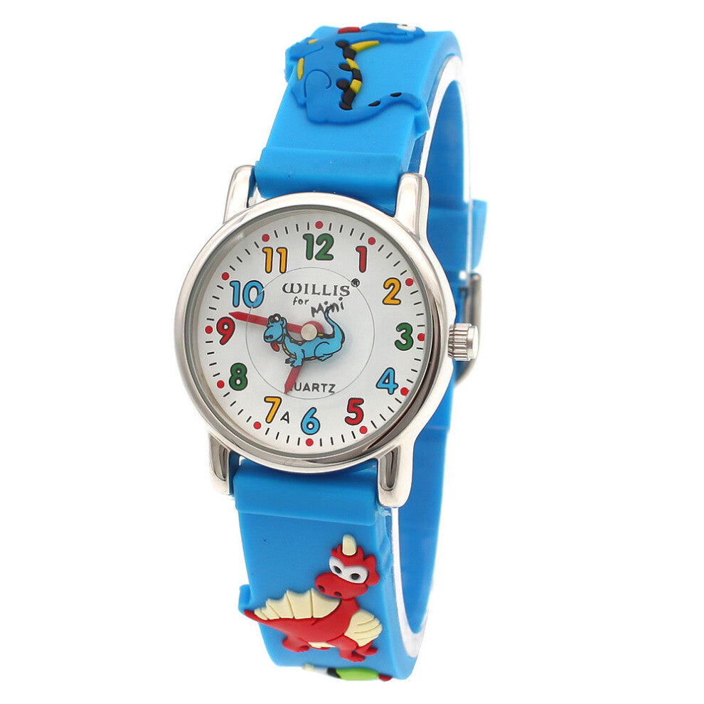 High Football Cartoon children watch girls Rubber kids watches boys Silicone Quartz Wristwatches A30