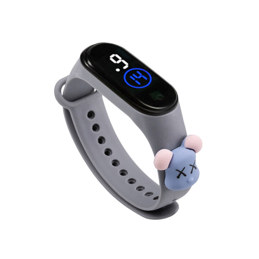 LED Anime Doll Watches Bracelet Electronic Watch Cartoon Watch for Child Plastic Touch Meter montre pour enfant