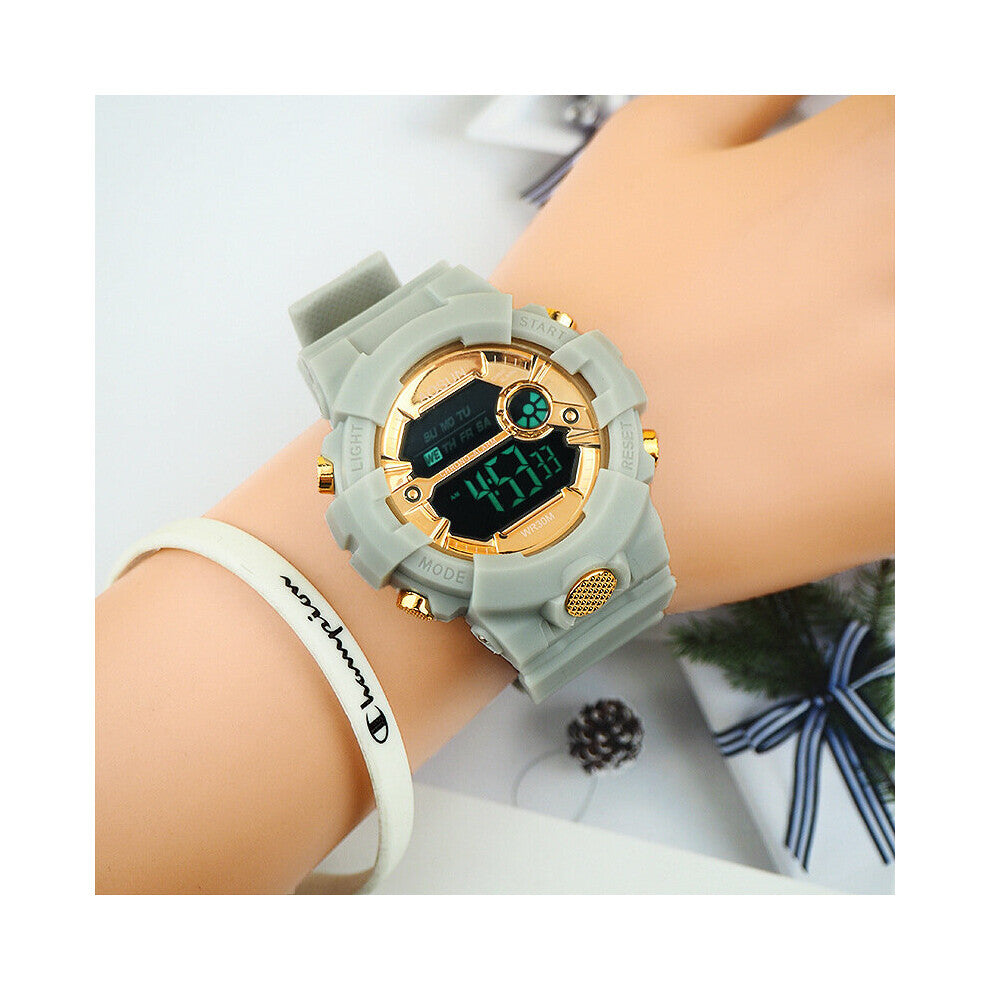 Electronic Sports Watch Harajuku Style Student Wrist Watches Multifunction Outdoor Men Digital Clock For 6-18year Old Hour A3295