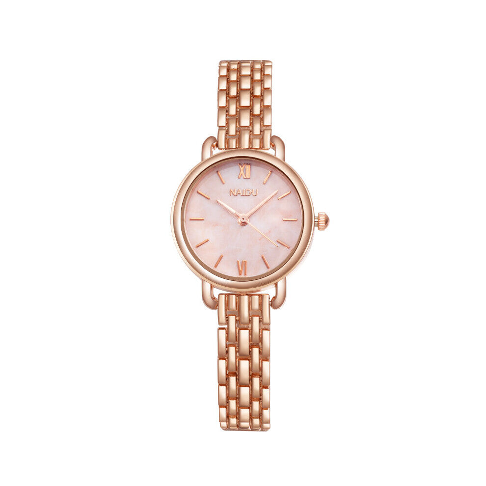 Rose Woman Watch Stainless Steel Ladies Watches Small Dial Female Quartz Bracelet Wristwatch reloj