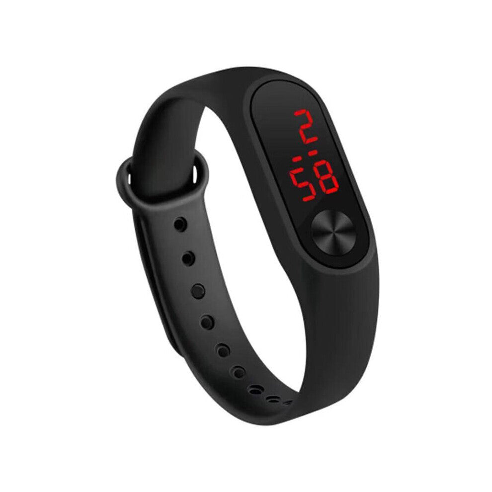 Silicone Wrist Watch for Men and Women Electronic Candy Colors Watches LED Casual Sports Watch LL@17