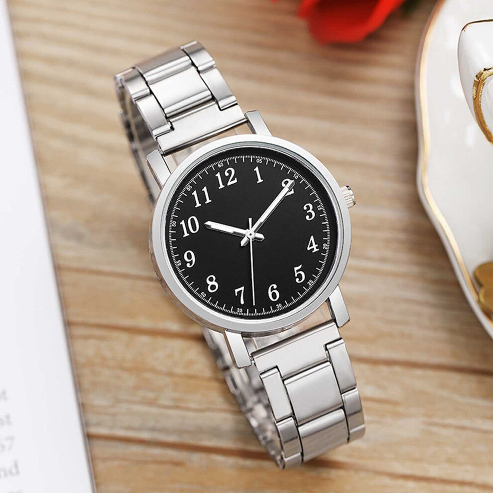 Watches Quartz Couple Watch Women Men Stainless Steel Strap Casual Bracele Wristwatch Montre Femme Relogio Feminino