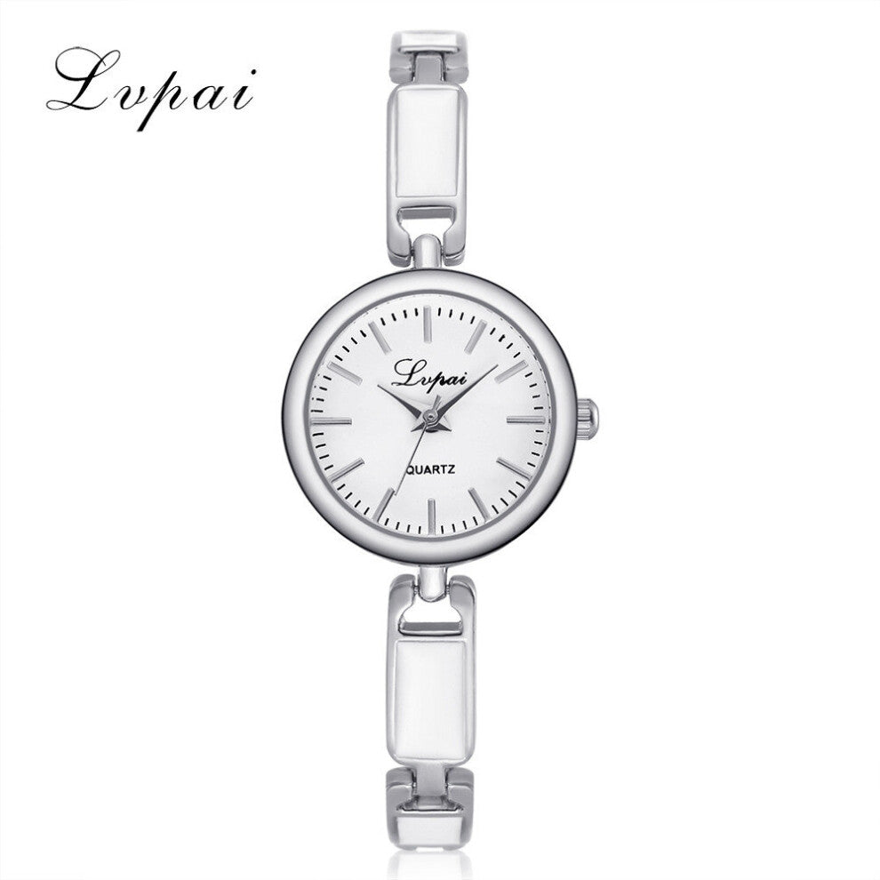 Ladies Stainless Steel Strap Quartz Wrist Watch Lover Watches Bracelet Diamond Style Quartz Watch For Women Montre