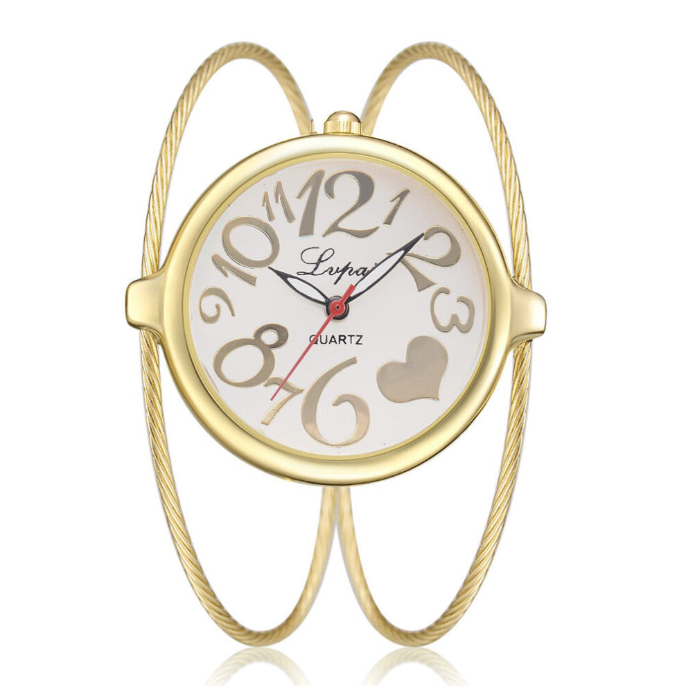 Ladies Bracelet Clocks Brushed Delicate Large Dial Big Number Caring Hand Surface Quartz Women Watches Gift Zegarki Damskie