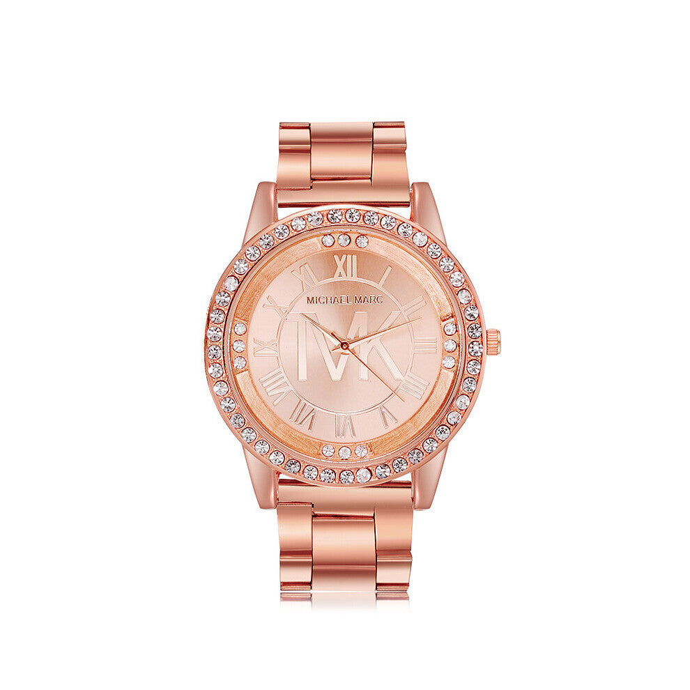 Women's Wrist Watch Ladies Watch Watch Golden Crystal Clock Rose Woman Watches Relogio Feminino