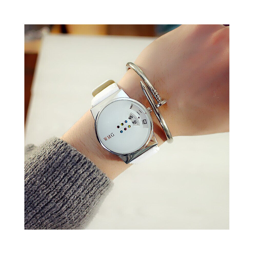 Personality Creativity Woman's Watches Must-Have Colorful Turntable Table Student White-Collar Favorite Watch For Women
