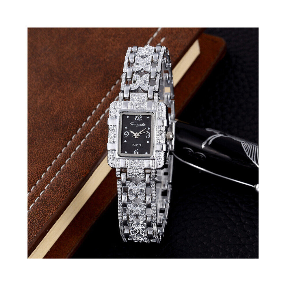 Women Quartz Silver Watch Metal Bracelet Wrist Watches Ladies Dress Hand Clock Rose Watch hodinky Montre Femme