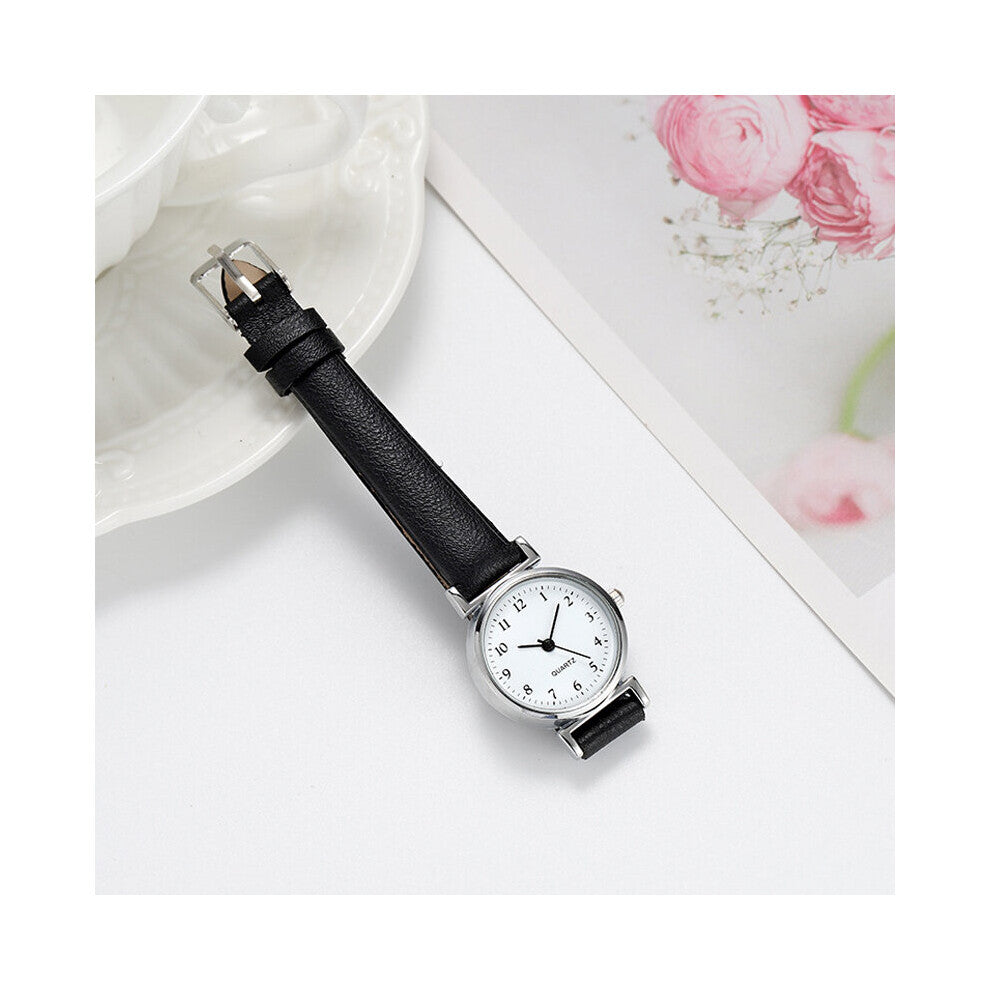Women Quartz Alloy Watch Ladies Small Dial Casual Watch Leather Wristwatch Zegarek Damski