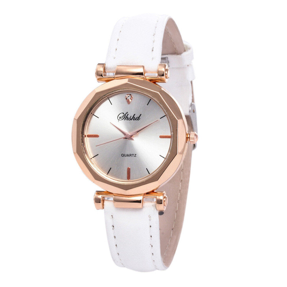 Women Leather Casual Watch Analog Quartz Crystal Wristwatch Women's Casual Watches Watch for Women Relogio