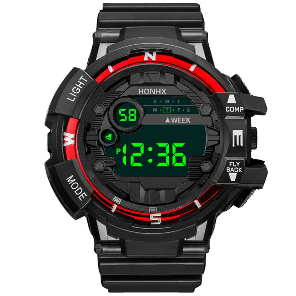 Men Sports Watches Chronos Countdown Waterproof LED Digital Watch Man Military Wrist Watch Relogio Masculino