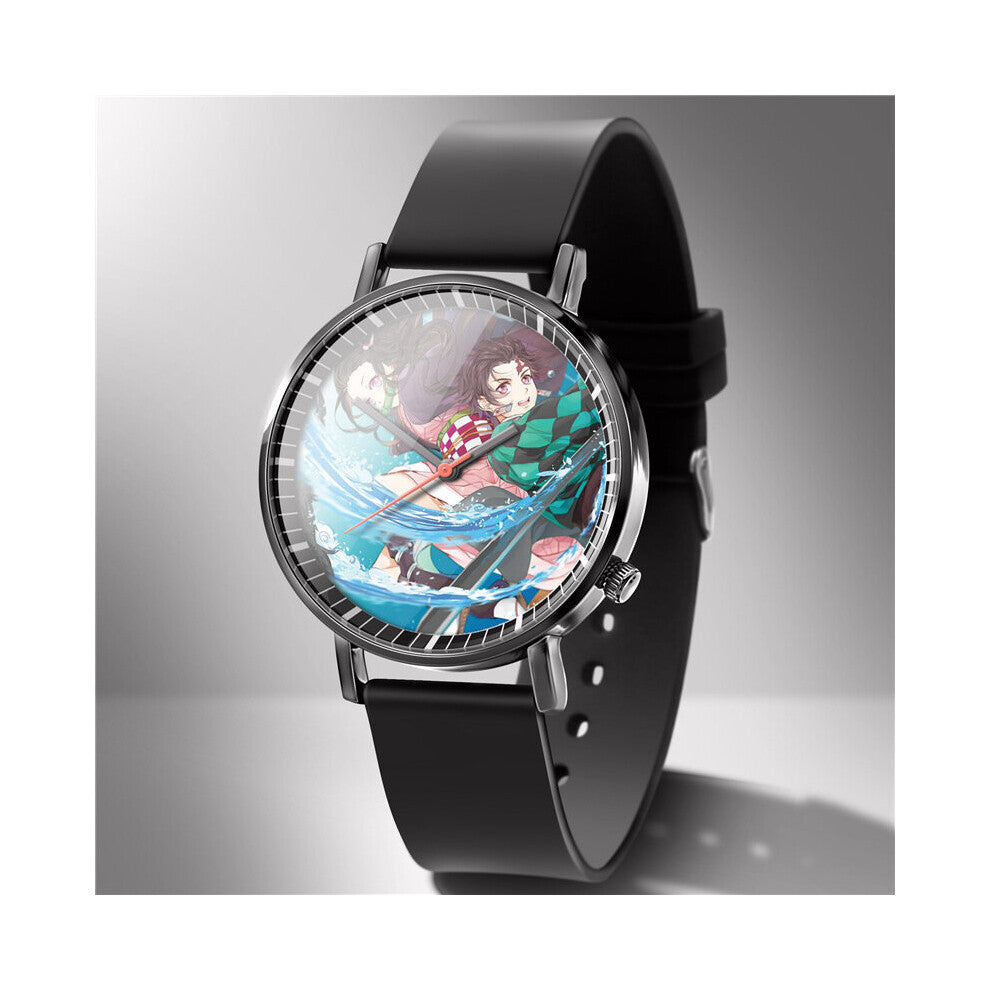 Anime Demon Slayer Kimetsu no Yaiba Wristwatch For Women Watch Watches Quartz Wristwatch Female Clock Brithday 02