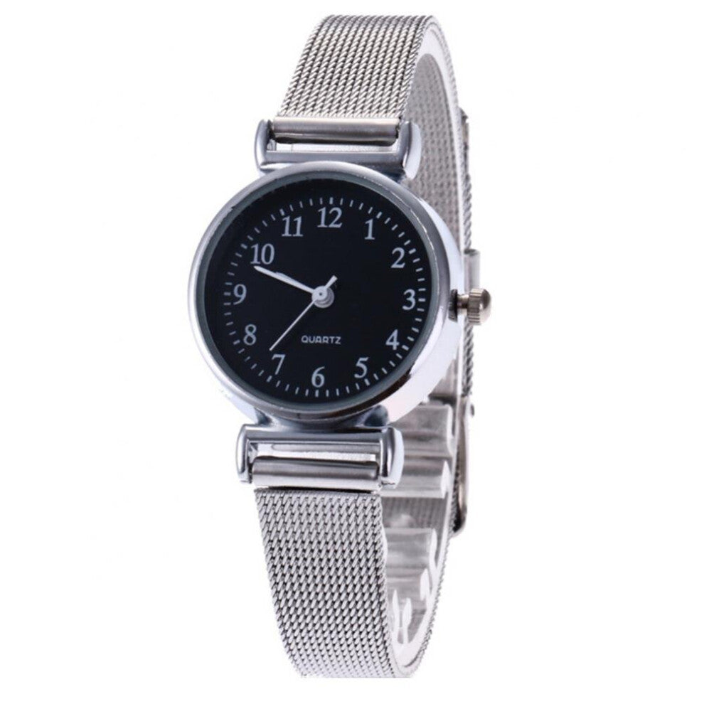 Women Bracelet Quartz Watches Ladies Small Round Dial Wristwatch Adjustable Clock Number Analog Quartz Watch