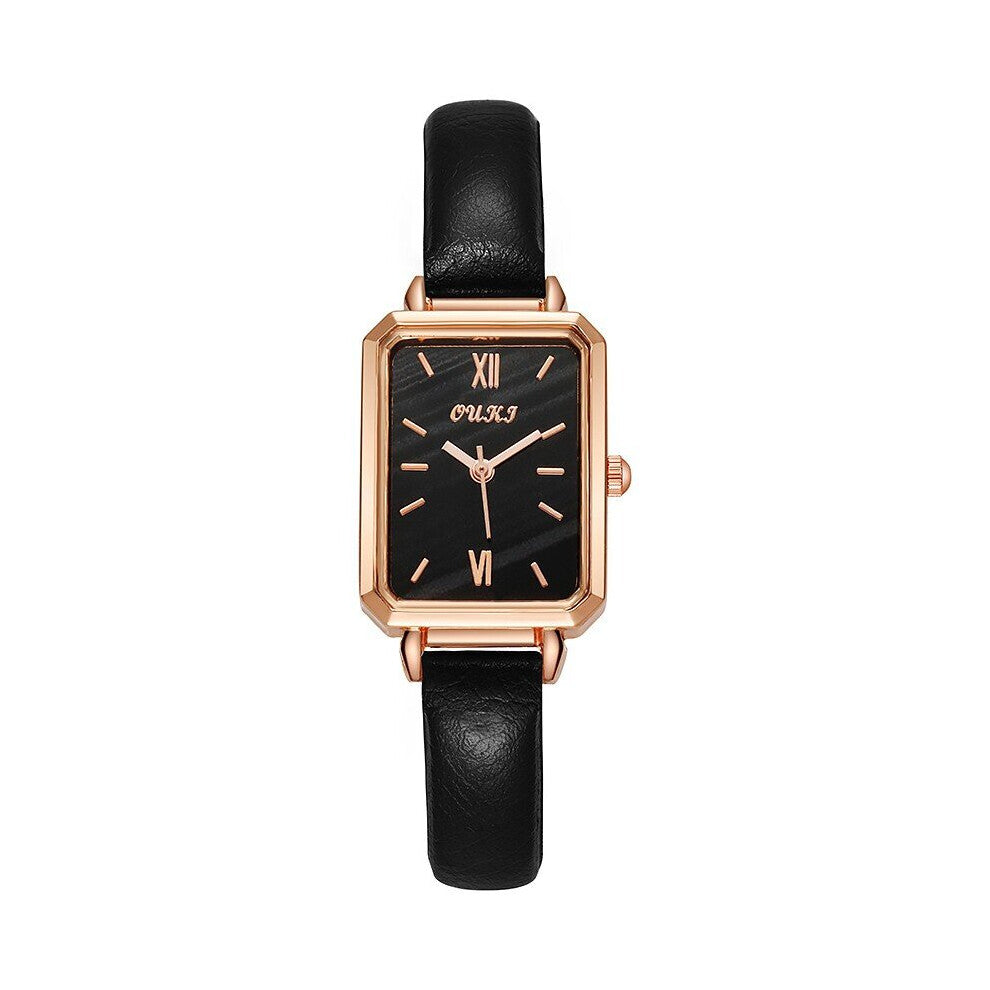 Vintage Square Women's Watch Classics Leather Watches For Ladies And Woman Watches High Reloj Hombre
