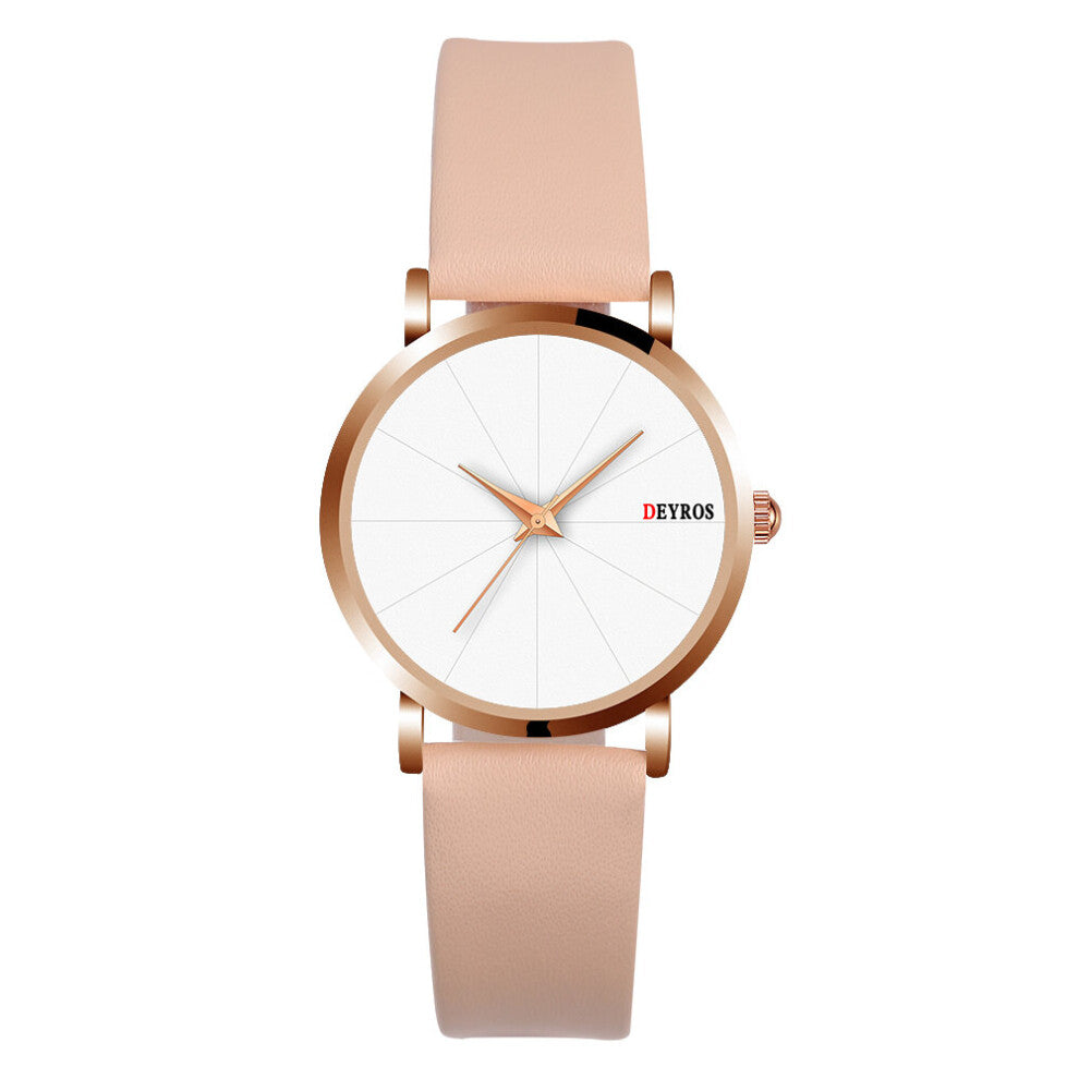 Casual Watch for Women Female Minimalist Style Leather Belt Wristwatches ladies watch wrist watches for women