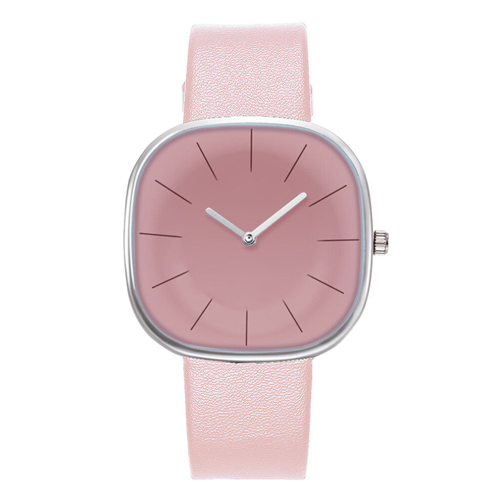 Square Quartz Wrist Watch Man Women Leather Casual Ladies Couple Watchs