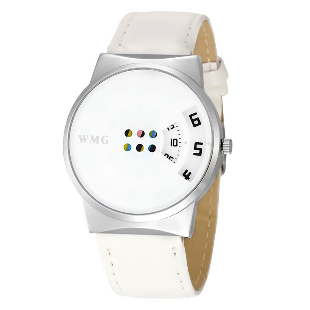 Lover Watches All-match Women Men Quartz Wristwatch Classic Sport Dress Watch Leather Couple Gift Watch