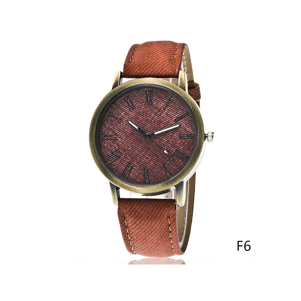 Jeans Cloth Leather Women Watches Casual Ladies Quartz Watch Girls Clock Wristwatches Montre Femme #F6