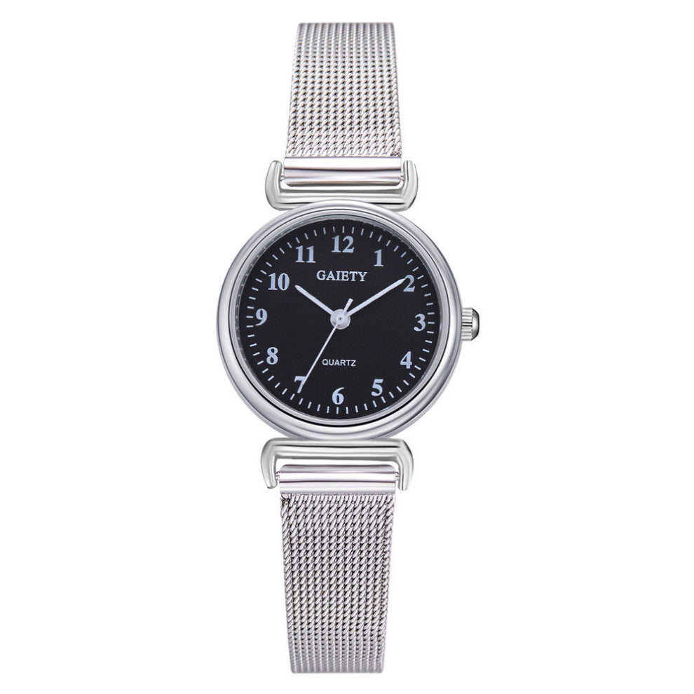 Women's Casual Quartz Mesh Belt Watch Analog Wrist Watch Arabic Numbers dial laides relogio feminino Women Clock Bracelet