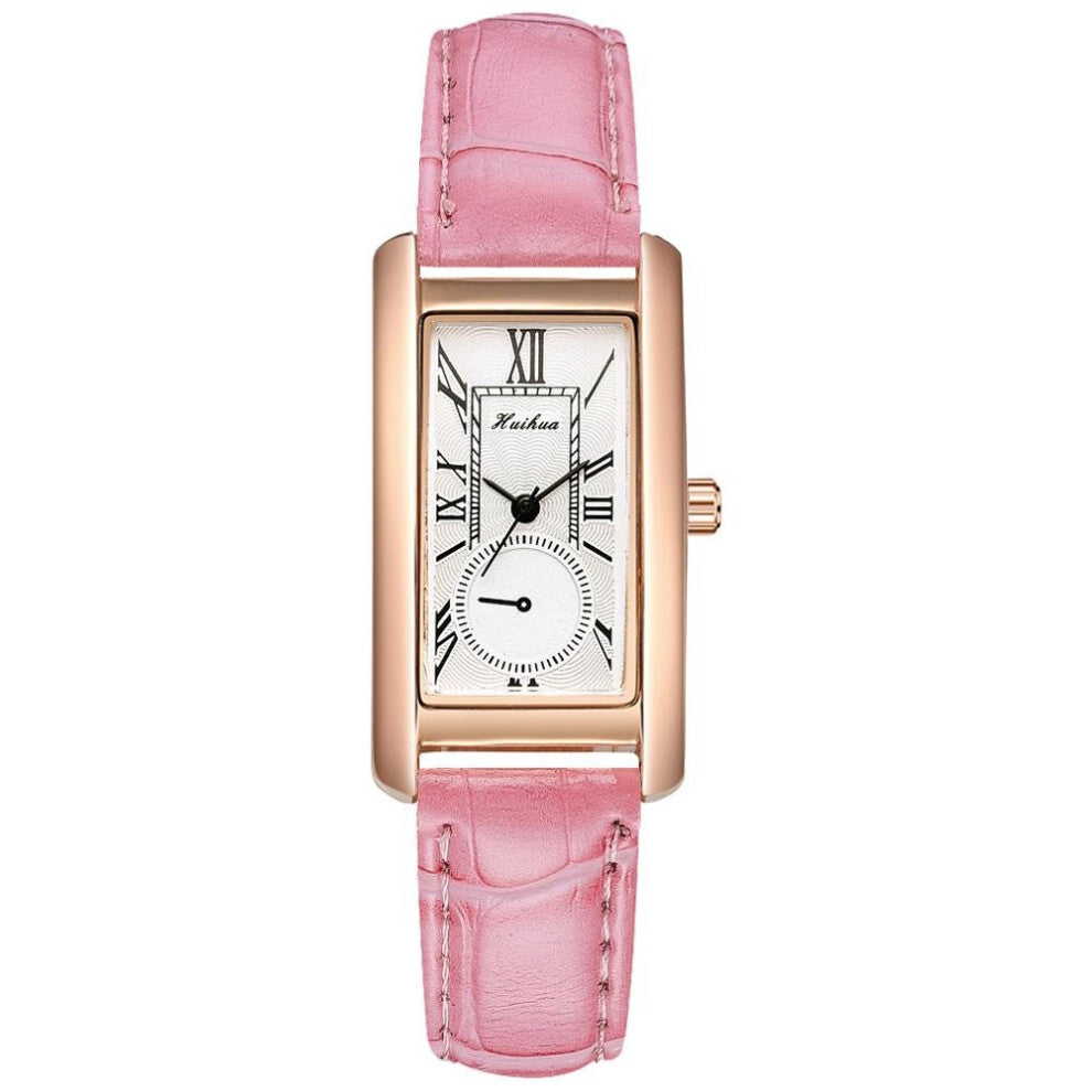 Rectangle Dial Leather Strap Watches For Women Casual Business Wristwatch Female Clock Quartz Watch Relogio Feminin