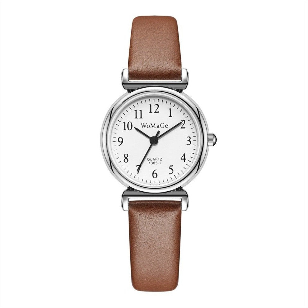 Women Watches Vintage Small Dial Watch Sweet Leather Strap Casual Ladies Quartz Clock Wrist Watches