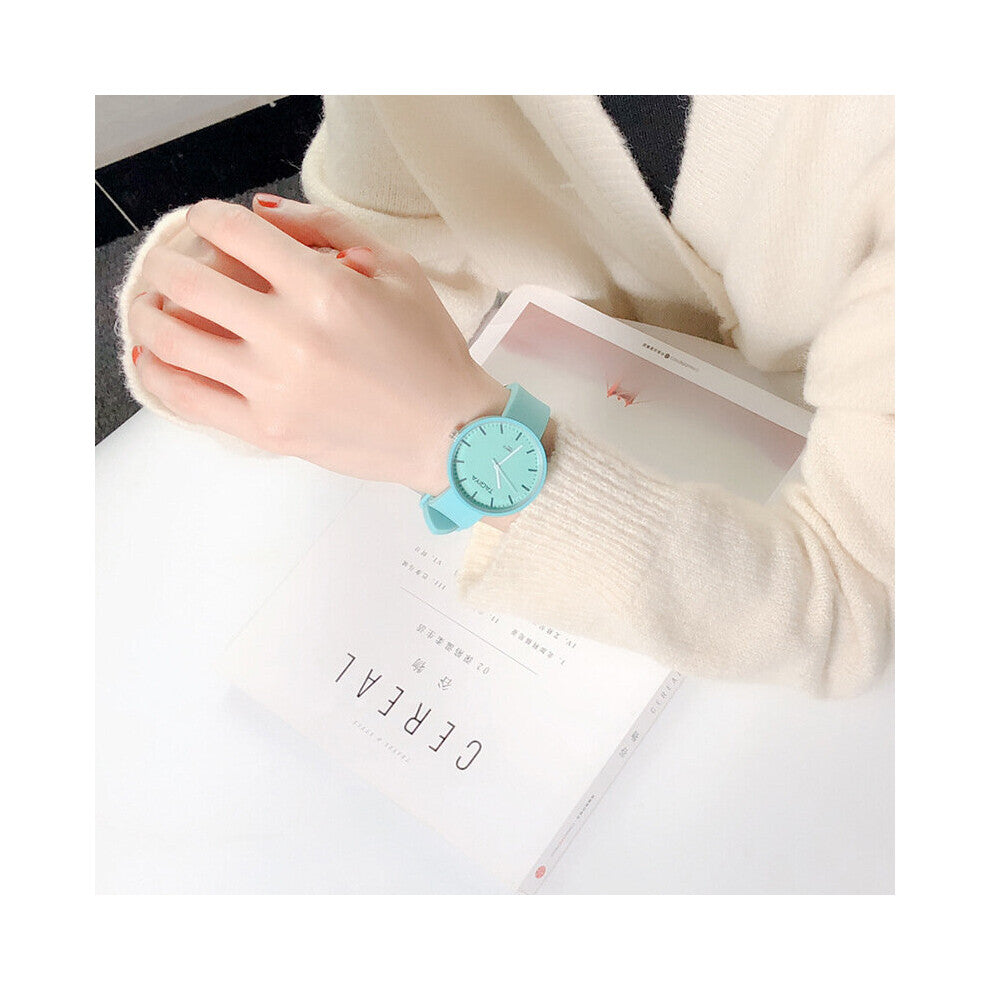 Women's Watches Ins Candy Wrist Watch Silicone Jelly Watch Clock for Women