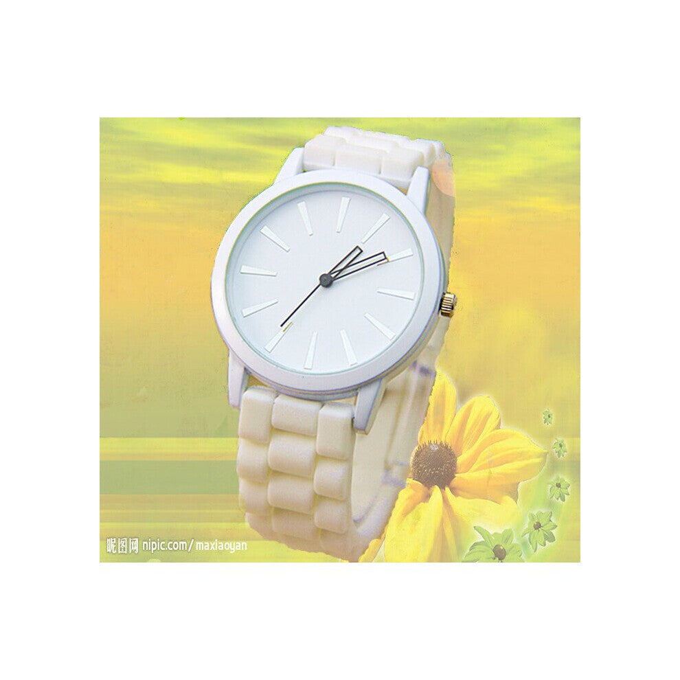 Famous Silicone Quartz Watch Women Jelly Casual Sports Dress Watches Relogio Feminino Clock Pink Hot