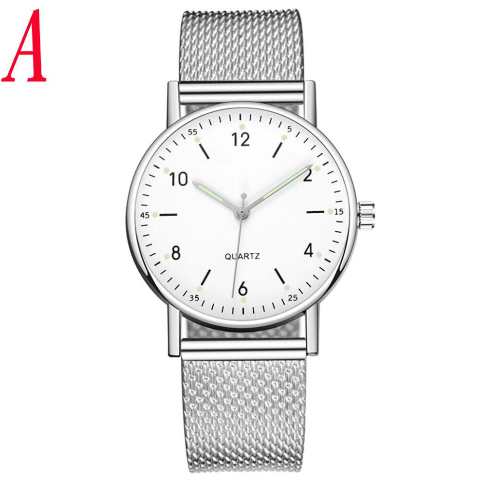 Women High-end Quartz Watch Stainless Steel Luminous Dial Leisure Watch Wristwatch Women Bracelet Watch Casual Relogio