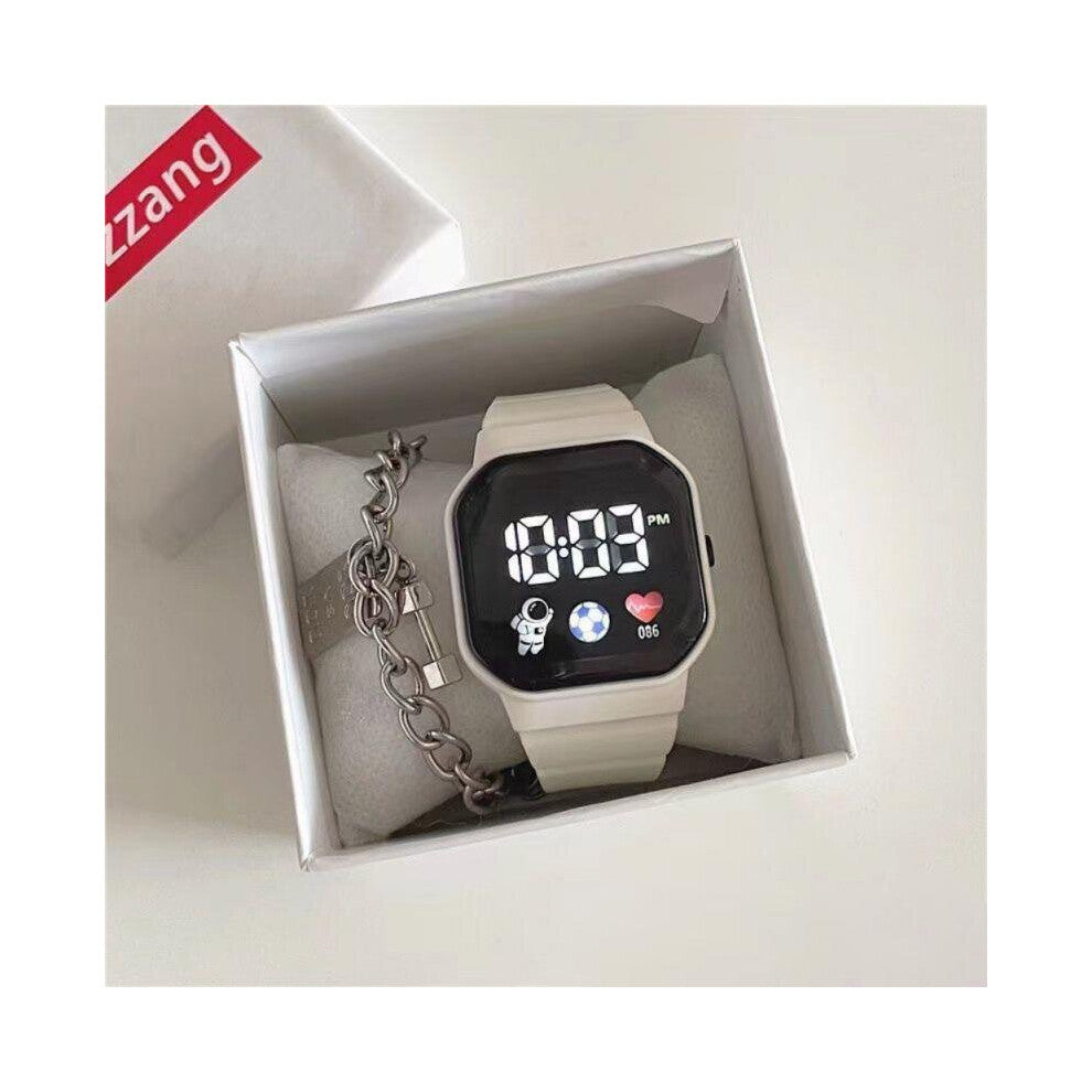 1 Pcs Children Watch Boy Girls LED Digital Watch Kids Sports Watches Silicone Strap Women Men Wristwatches