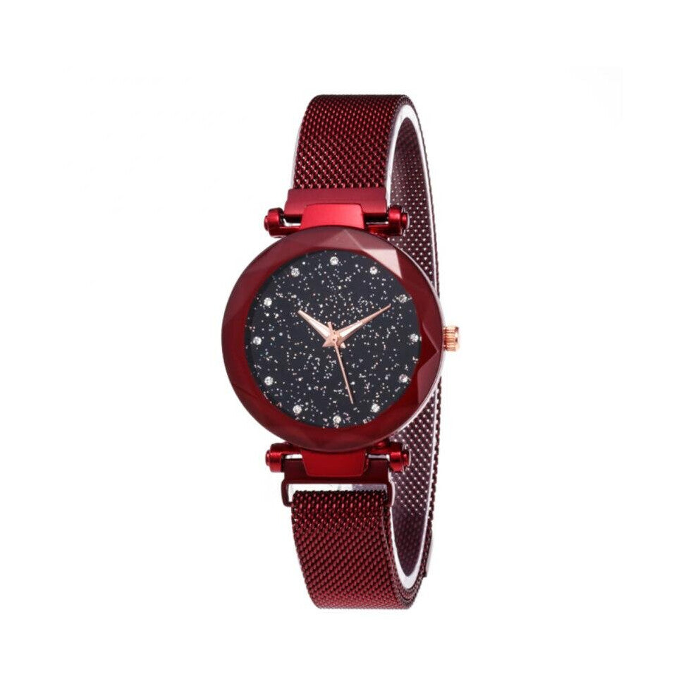 Women Starry Sky Watch 6 Colors Magnet Strap Buckle Women Watches Ladies Magnetic Starry Wrist Clock