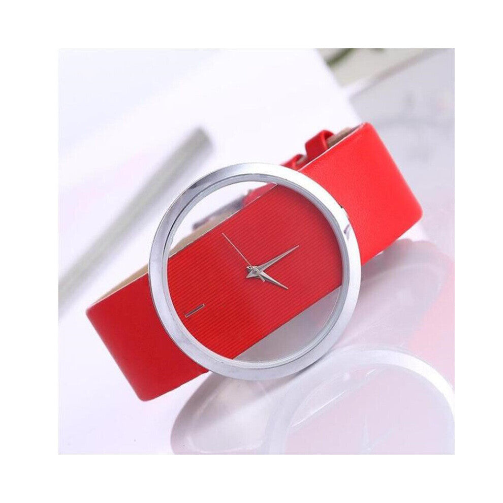 Top Leather Quartz Watch Lady Watches Women Antique Stylish Round Dress Watch Relogio Feminino Montre Femme