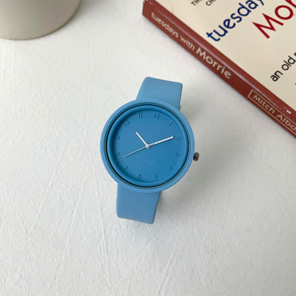 Women Watches Round Dial Watch Women Ladies Quartz Wristwatches Silicone Female Clock Reloj