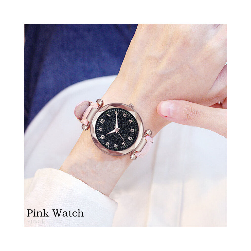 Women Watches Sell Star Sky Dial Clock Women's Bracelet Ladies watch Quartz Wristwatches Relogios Feminino