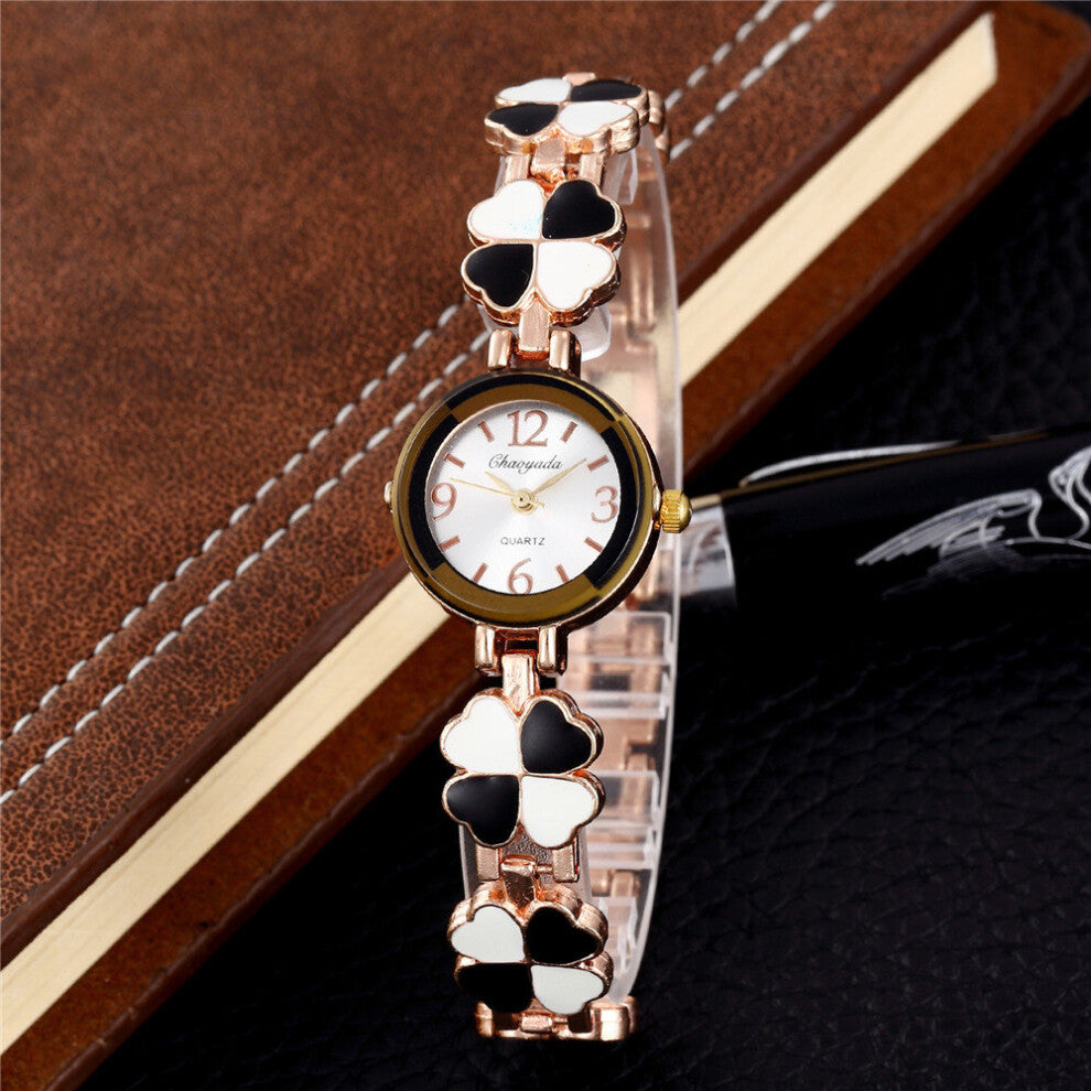 Small Watches Women Rhinestone Flower Bracelet Stainless Steel Watchband Dress Female Clock relogio feminino