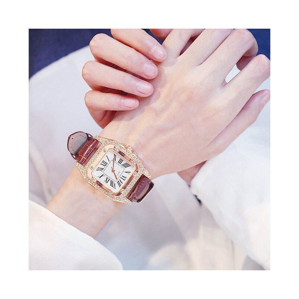 Kemanqi fashionable men's sports watches, men's stainless steel quartz watches men's business casual leath