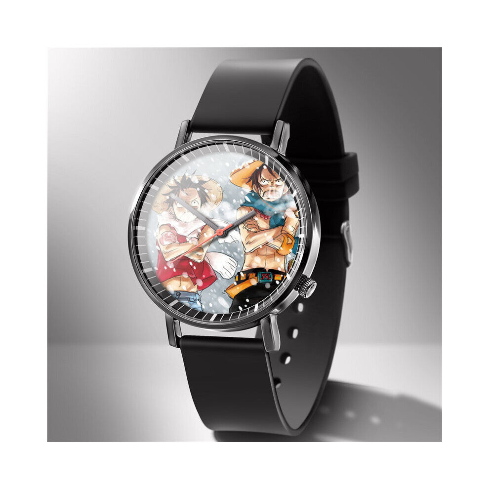 Arrival Anime One Piece Luffy Zoro Ace Law For Women Watch Watches Quartz Wristwatch Female Clock Brithday 03