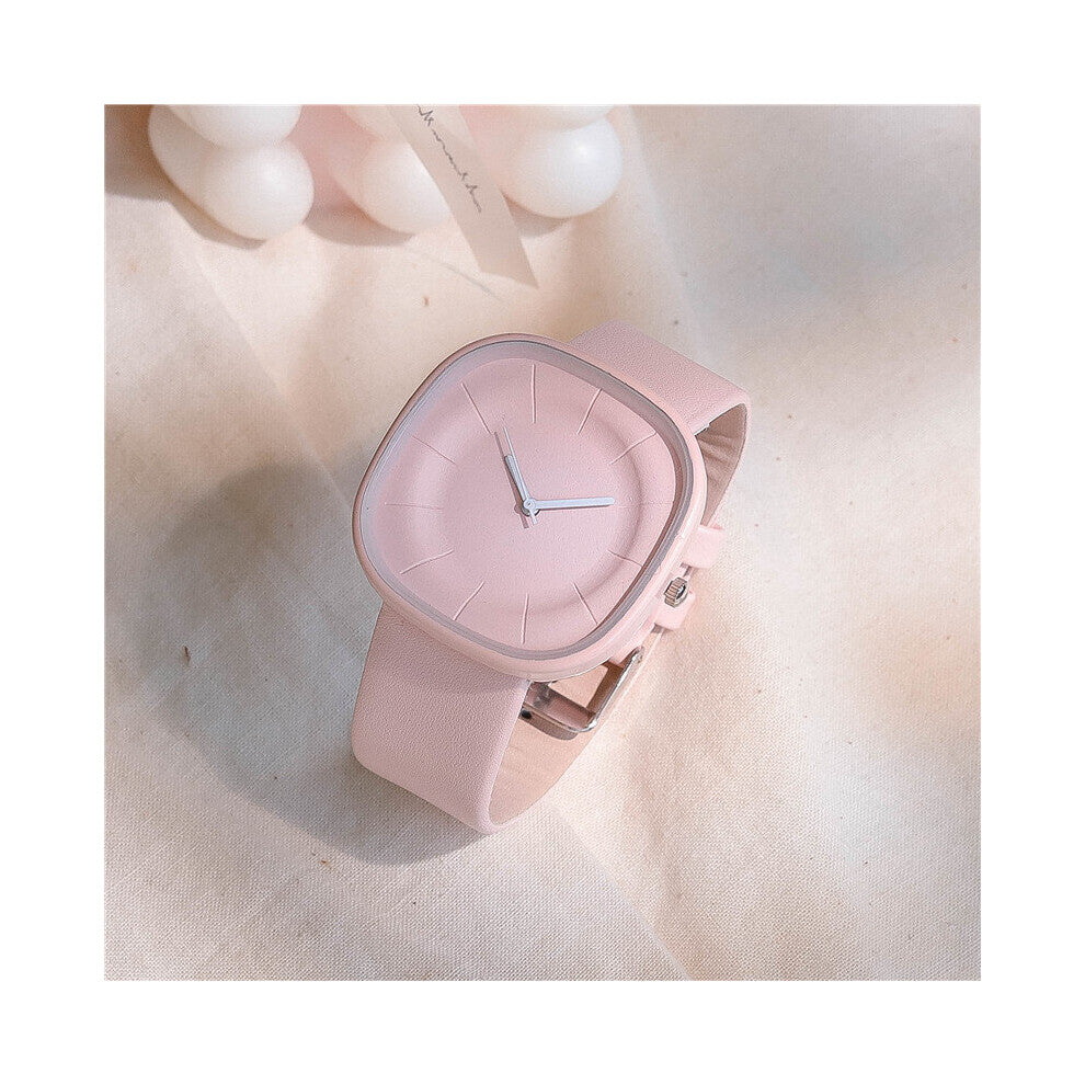 Sport Women's Bracelets Watches Leather Belt Watch Women Girls Female Quartz Wristwatches Montre Femme Macaron