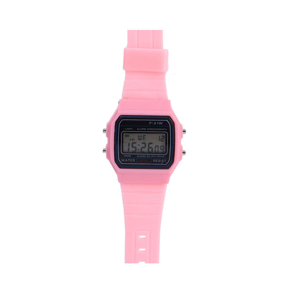 Woman LED Digital Silicone Watches F91W Electronic Waterproof Multifunction Square Men Digital Sports Wristwatches