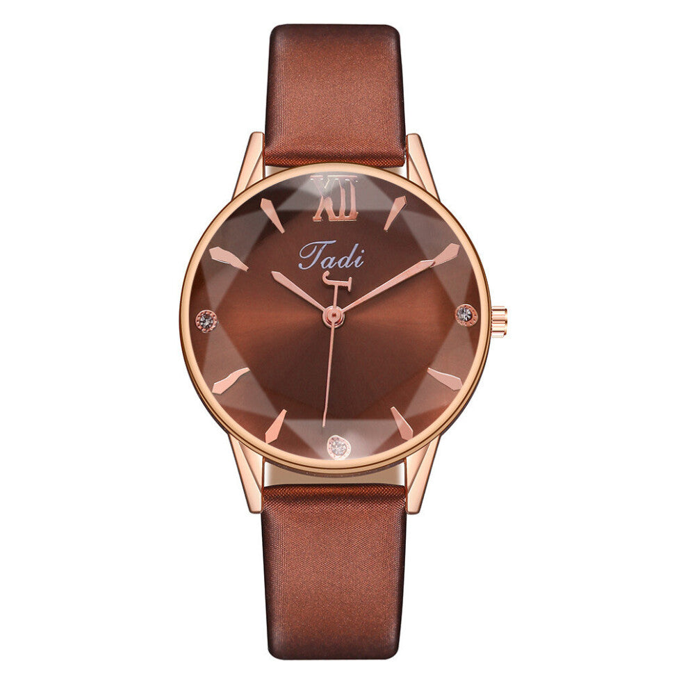 Ladies Wrist Watch Designs Leather Band Women Watches Same Round Dial Ladies Watch Casual Quartz Unique
