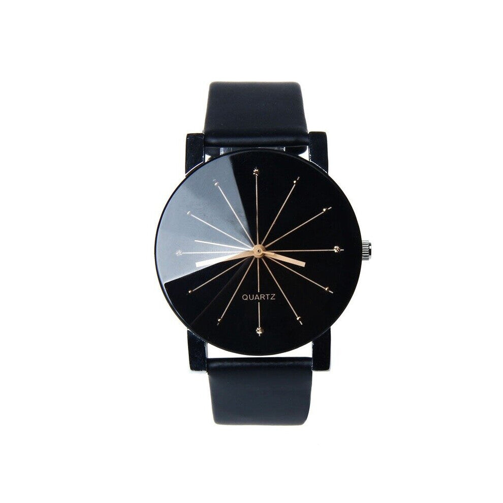 Couple Lover Watches Quartz Dial Clock PULeather WristWatch Relojes Watch Women Men Relogio Feminino ???? ???????