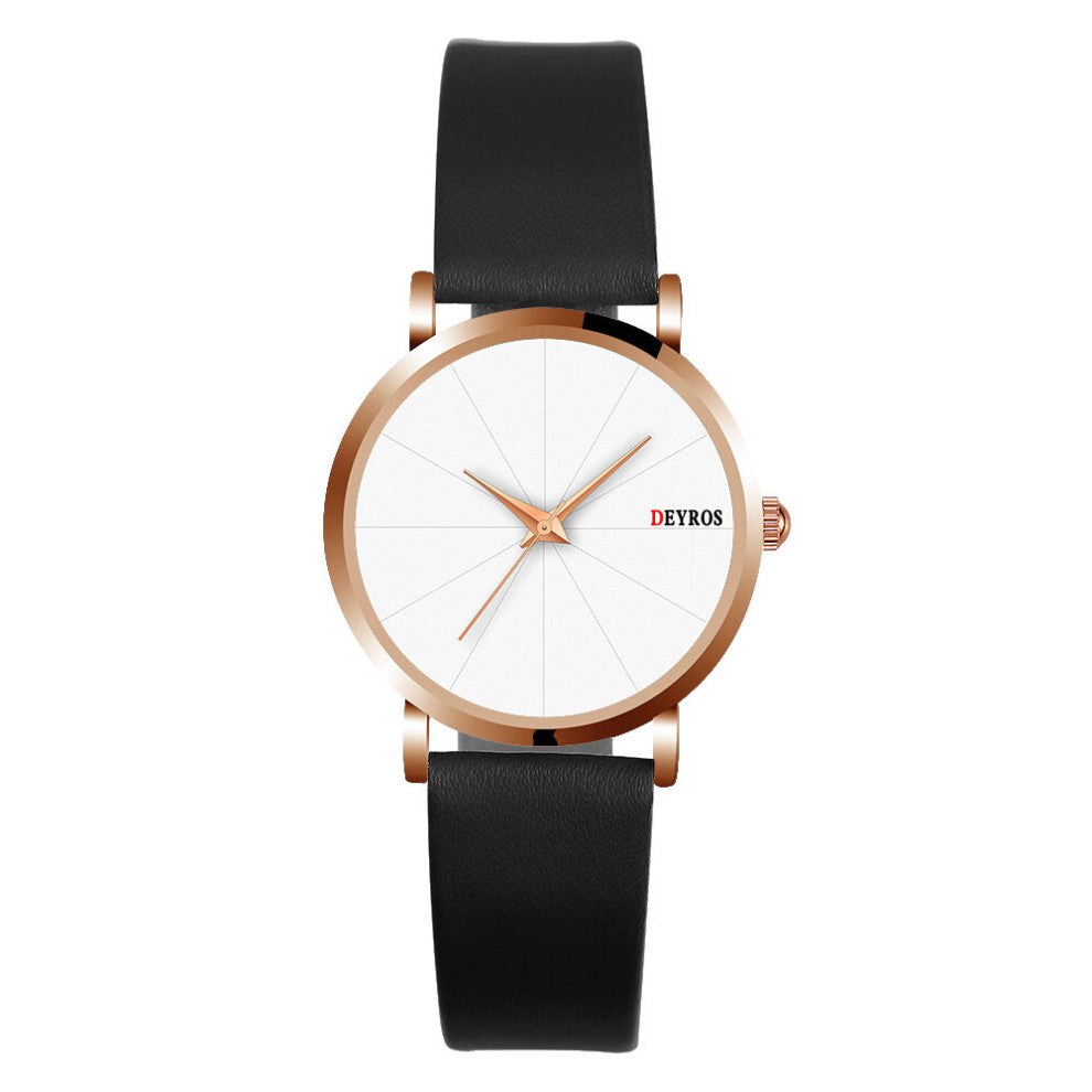 Watch for Women Female Minimalist Style Leather Wrist Watches Ladies' Casual Clock ???? ???????