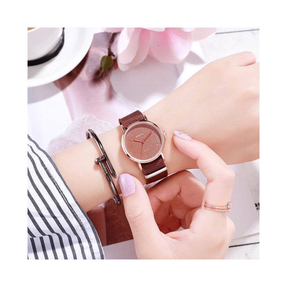 Nylon Strap Quartz Watch Casual Ladies Quartz Watches Minimalism Women Wristwatches relogio feminino montre femmes