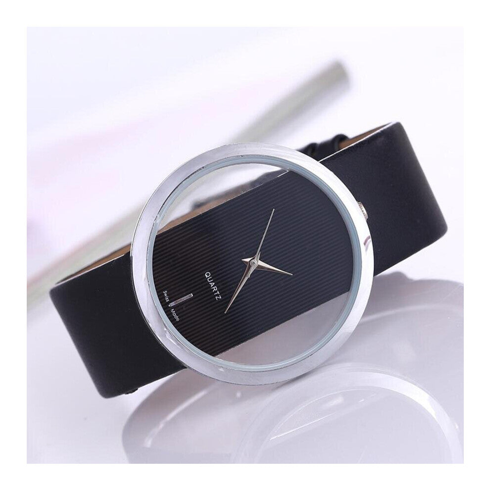 Montre Femme Top Leather Quartz Watch Lady Watches Women Antique Stylish Round Dress Watch Relogio Feminino